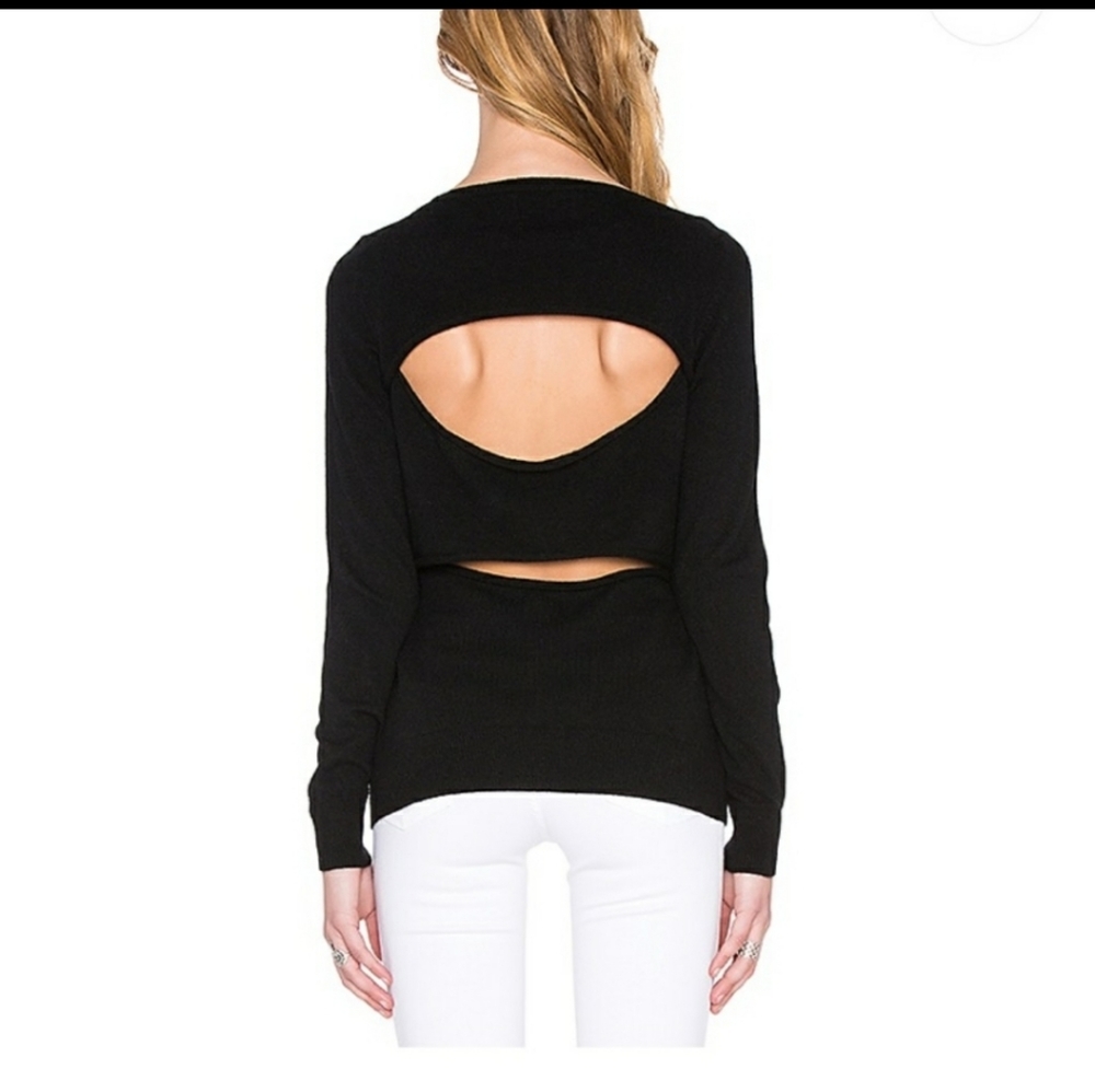 360 Cashmere Kiki back slash sweater